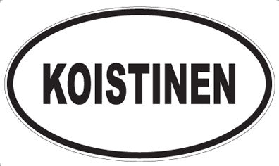 KOISTINEN - Oval Magnet