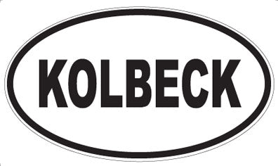 KOLBECK - Oval Magnet