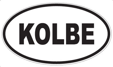 KOLBE - Oval Magnet