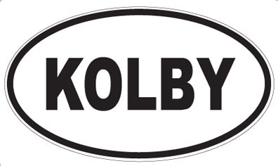 KOLBY - Oval Magnet