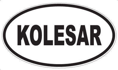 KOLESAR - Oval Magnet