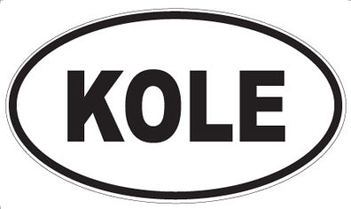 KOLE - Oval Magnet