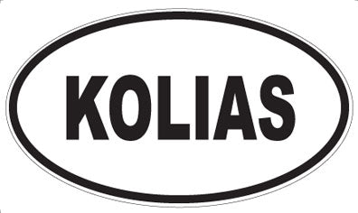 KOLIAS - Oval Magnet