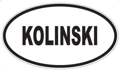 KOLINSKI - Oval Magnet