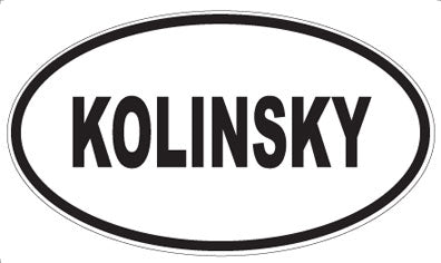KOLINSKY - Oval Magnet
