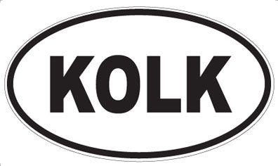 KOLK - Oval Magnet