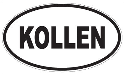 KOLLEN - Oval Magnet
