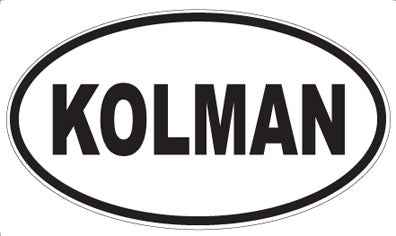 KOLMAN - Oval Magnet