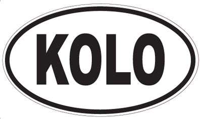 KOLO - Oval Sticker