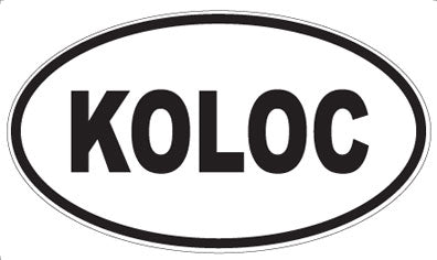 KOLOC - Oval Magnet