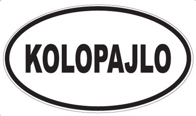 KOLOPAJLO - Oval Magnet