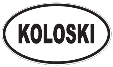 KOLOSKI - Oval Magnet