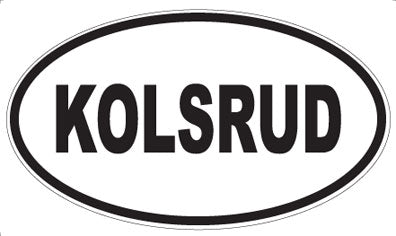KOLSRUD - Oval Magnet
