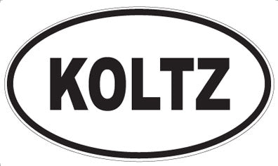 KOLTZ - Oval Magnet