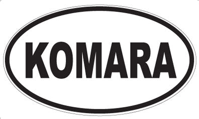 KOMARA - Oval Magnet