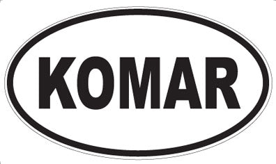 KOMAR - Oval Magnet