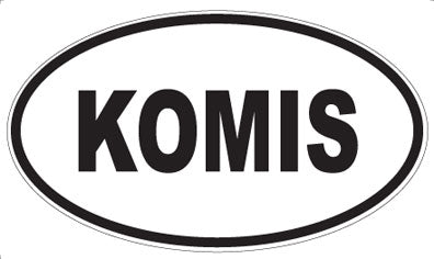 KOMIS - Oval Magnet