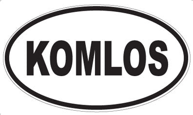 KOMLOS - Oval Magnet