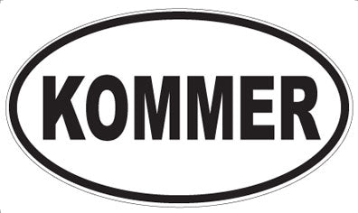 KOMMER - Oval Magnet