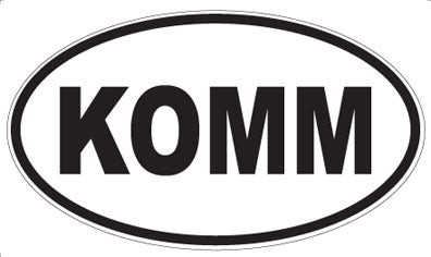 KOMM - Oval Magnet
