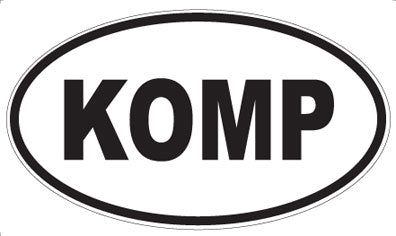KOMP - Oval Magnet