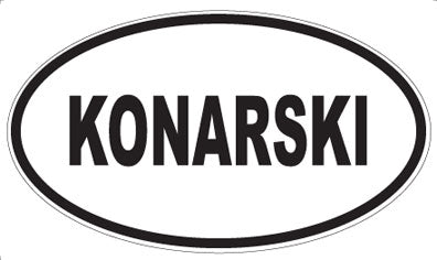 KONARSKI - Oval Magnet
