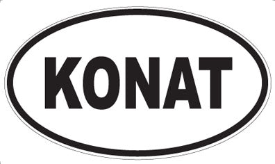 KONAT - Oval Magnet