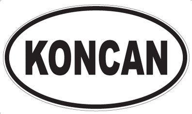 KONCAN - Oval Magnet