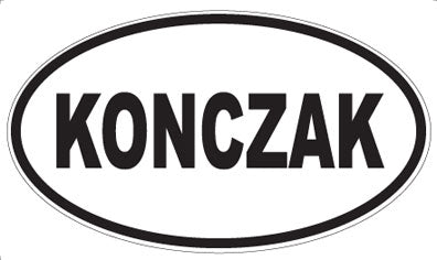 KONCZAK - Oval Magnet