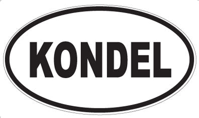 KONDEL - Oval Magnet