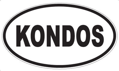 KONDOS - Oval Magnet