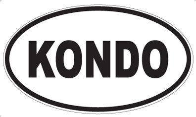 KONDO - Oval Magnet