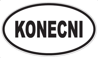 KONECNI - Oval Magnet