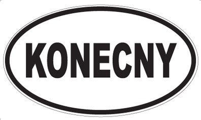 KONECNY - Oval Magnet