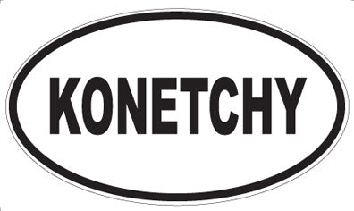 KONETCHY - Oval Magnet