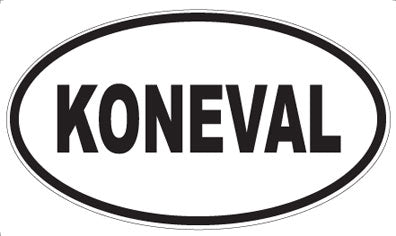 KONEVAL - Oval Magnet