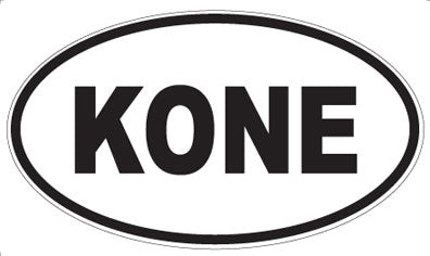 KONE - Oval Magnet