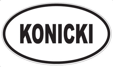 KONICKI - Oval Magnet