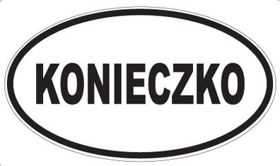 KONIECZKO - Oval Magnet
