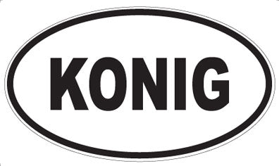 KONIG - Oval Magnet
