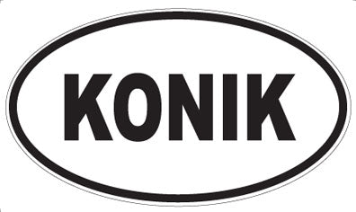 KONIK - Oval Magnet