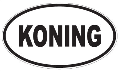 KONING - Oval Magnet