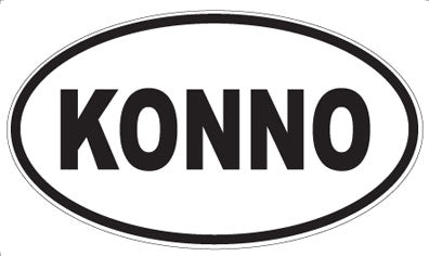 KONNO - Oval Magnet