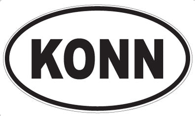 KONN - Oval Magnet