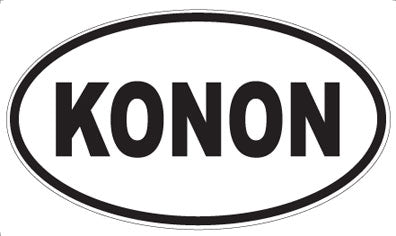 KONON - Oval Magnet