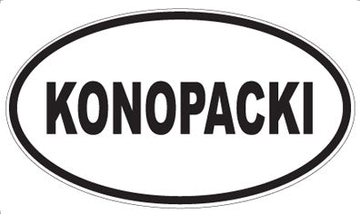 KONOPACKI - Oval Magnet