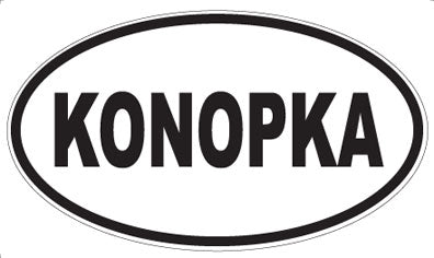 KONOPKA - Oval Magnet