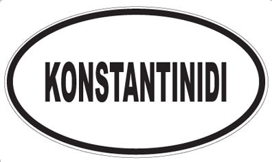 KONSTANTINIDI - Oval Magnet