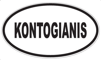KONTOGIANIS - Oval Magnet