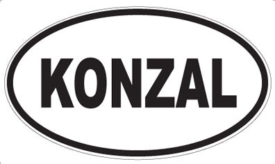 KONZAL - Oval Magnet
